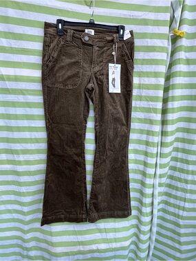 Flare corduroy women pants size 9